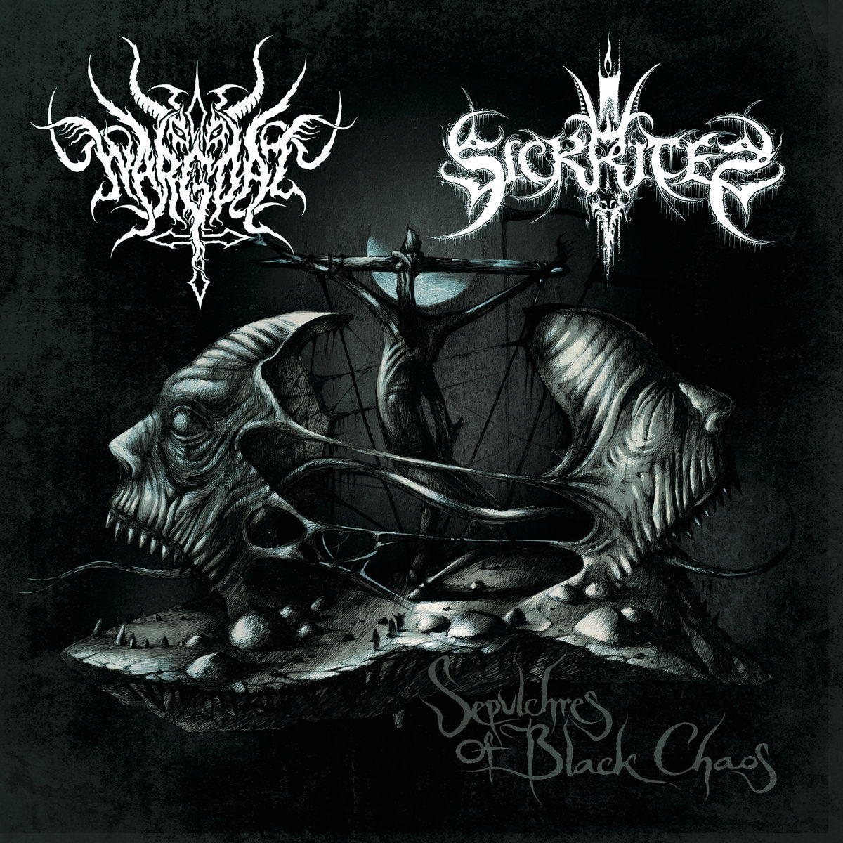 Wargoat / Sickrites - Black Sepulchres of Chaos - 7"