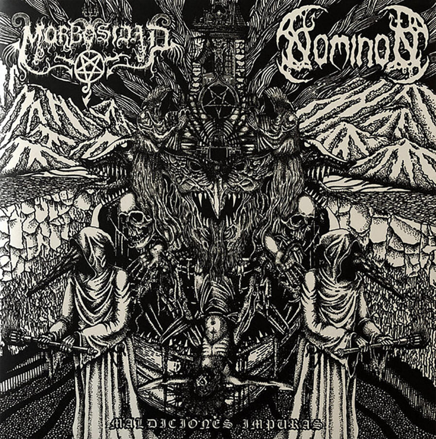 Morbosidad / Nominon - Maldiciones Impuras - 7 - (Black)